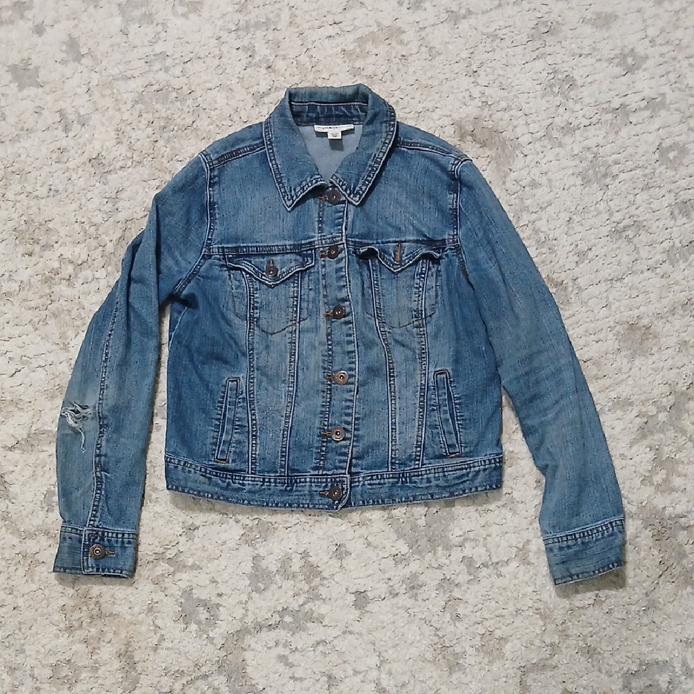 Style & Co Womens Blue Denim Jacket ~ Size XS